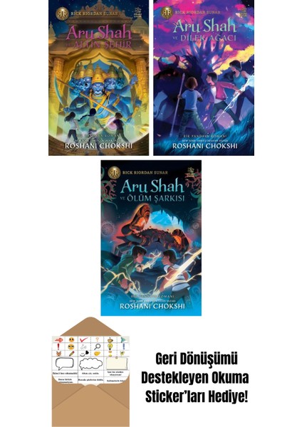 Aru Shah ve Altın Şehir + Aru Shah ve Dilek Ağacı + Aru Shah ve Ölüm Şarkısı