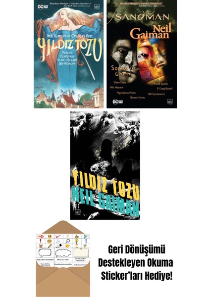 Yıldız Tozu (Resimli Edisyon) + Sandman 11 – Sonsuz Geceler + Yıldız Tozu