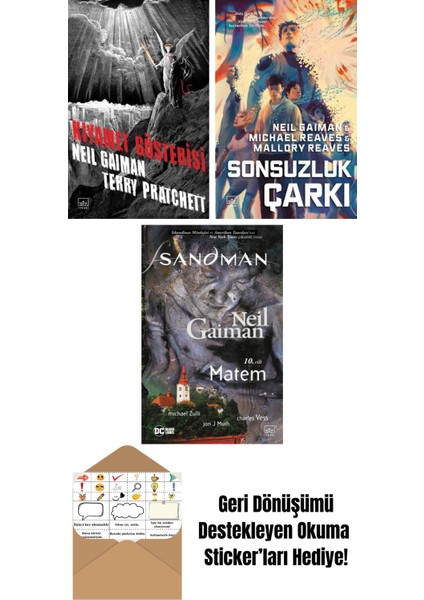 Kıyamet Gösterisi + Sonsuzluk Çarkı – Ara Dünya 3 (Ciltli) + Sandman 10 – Matem