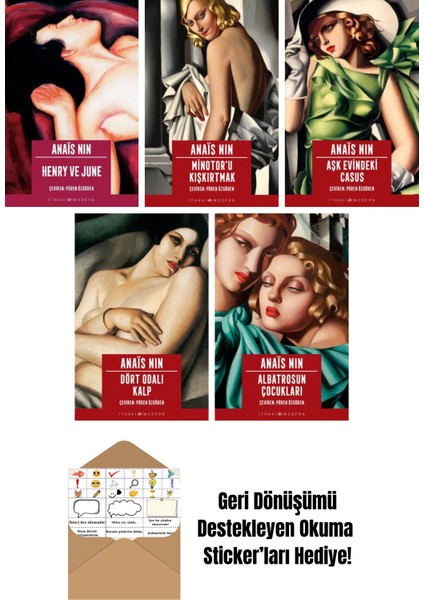 Anais Nin 5 Kitap Seti