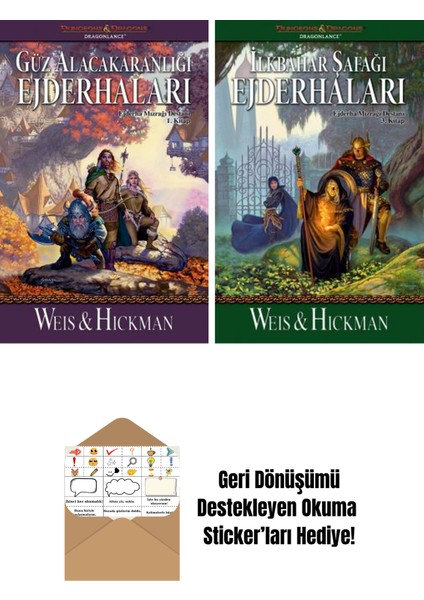 Güz Alacakaranlığı Ejderhaları – Ejderha Mızrağı Destanı 1. Kitap + Ilkbahar Şafağı Ejderhaları – Ejderha Mızrağı Destanı 3. Kitap
