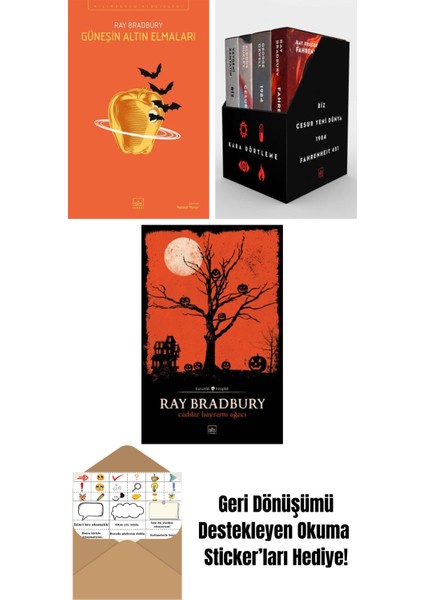 Güneşin Altın Elmaları + Kara Dörtleme Kutu Set (4 Kitap) + Cadılar Bayramı Ağacı