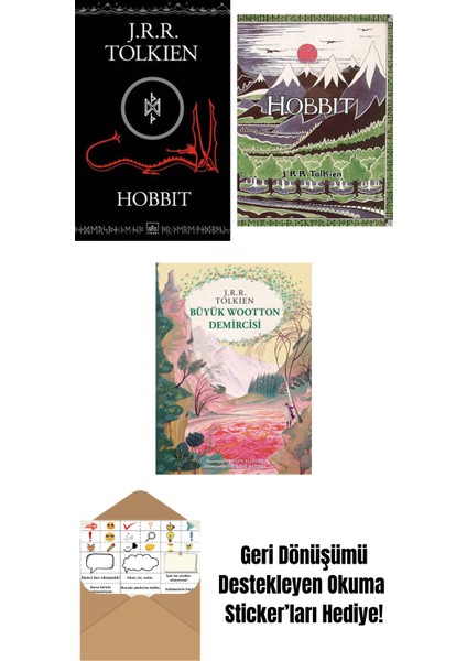 Hobbit (Siyah Kapak) + Hobbit (Özel Ciltli Baskı) + Büyük Wootton Demircisi (Özel Ciltli Baskı)