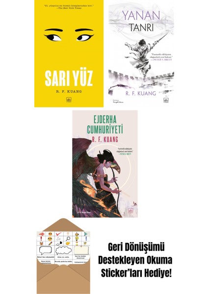 Sarı Yüz + Yanan Tanrı – Haşhaş Savaşı Üçlemesi 3 (Ciltli) + Ejderha Cumhuriyeti – Haşhaş Savaşı Üçlemesi 2