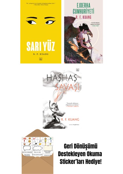 Sarı Yüz + Ejderha Cumhuriyeti – Haşhaş Savaşı Üçlemesi 2 + Haşhaş Savaşı – Haşhaş Savaşı Üçlemesi 1 (Ciltli)