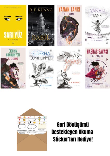 R. F. Kuang 8 Kitap Seti
