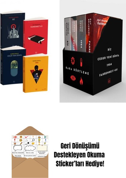 Kara Dörtleme Set + Kara Dörtleme Kutu Set (4 Kitap)