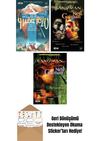 Yıldız Tozu (Resimli Edisyon) + Sandman 11 – Sonsuz Geceler + Sandman 9 – Merhametliler