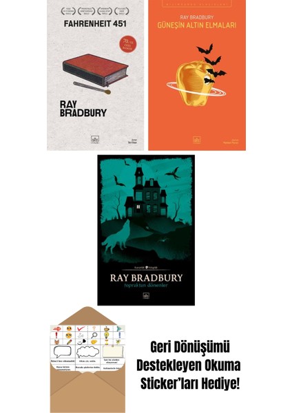 Fahrenheit 451 (70. Yıl Özel Baskısı) + Güneşin Altın Elmaları + Topraktan Dönenler