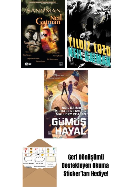 Sandman 11 – Sonsuz Geceler + Yıldız Tozu + Gümüş Hayal – Ara Dünya 2 (Ciltli)