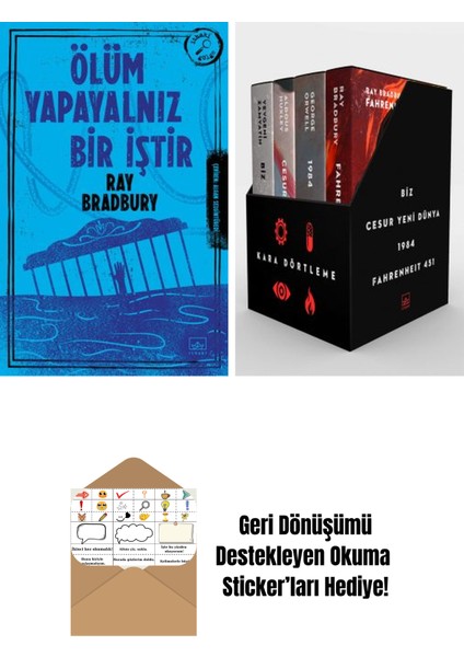 Ölüm Yapayalnız Bir Iştir + Kara Dörtleme Kutu Set (4 Kitap)