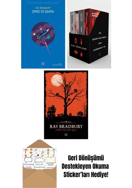 Şimdi ve Daima + Kara Dörtleme Kutu Set (4 Kitap) + Cadılar Bayramı Ağacı
