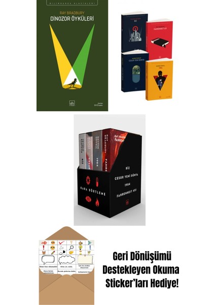 Dinozor Öyküleri + Kara Dörtleme Set + Kara Dörtleme Kutu Set (4 Kitap)