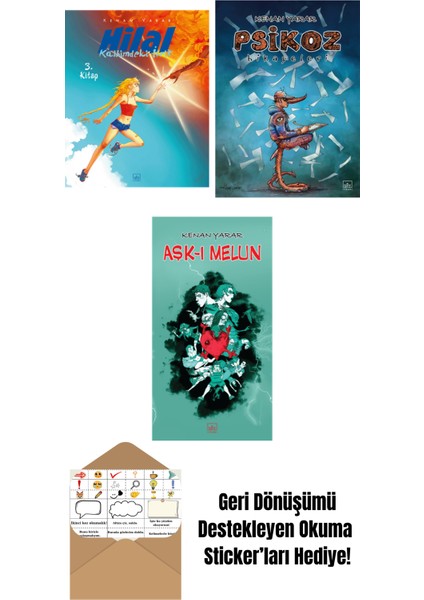 Hilal 3. Kitap – Kalbimdeki Ifrit + Psikoz Hikayeleri + Aşk-I Melun
