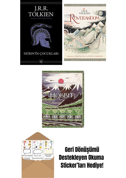 Hurin’in Çocukları + Roverandom (Özel Ciltli Baskı) + Hobbit (Özel Ciltli Baskı)