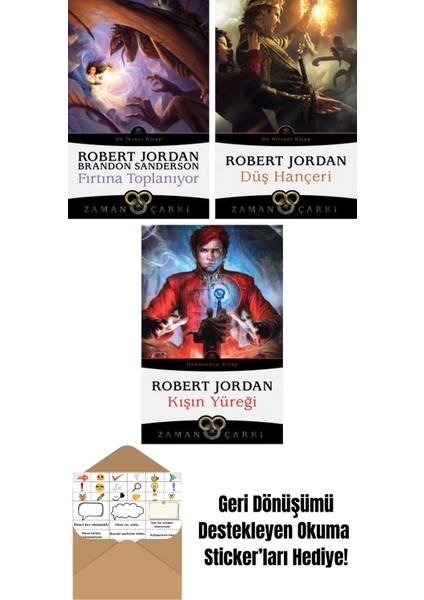 Fırtına Toplanıyor – Zaman Çarkı 12 + Düş Hançeri – Zaman Çarkı 11 + Kışın Yüreği – Zaman Çarkı 9