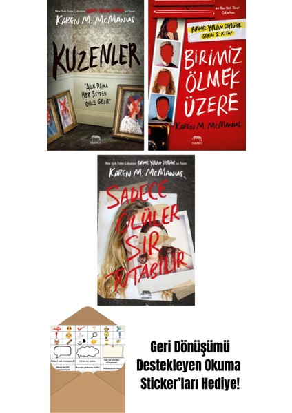 Kuzenler + Birimiz Ölmek Üzere (Ciltli) + Sadece Ölüler Sır Tutabilir
