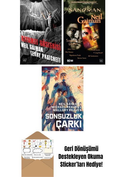 Kıyamet Gösterisi + Sandman 11 – Sonsuz Geceler + Sonsuzluk Çarkı – Ara Dünya 3 (Ciltli)