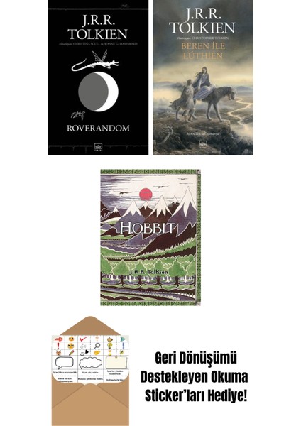 Roverandom (Siyah Kapak) + Beren ile Luthien + Hobbit (Özel Ciltli Baskı)