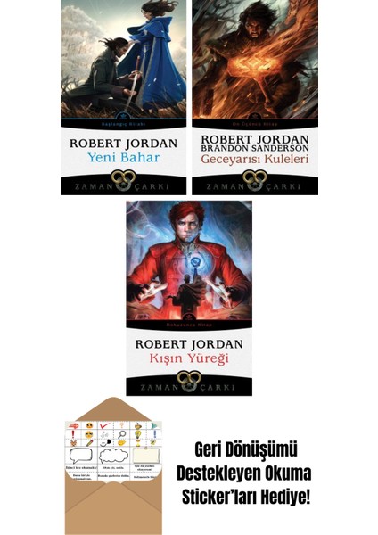 Yeni Bahar – Zaman Çarkı Başlangıç Kitabı + Geceyarısı Kuleleri – Zaman Çarkı 13 + Kışın Yüreği – Zaman Çarkı 9