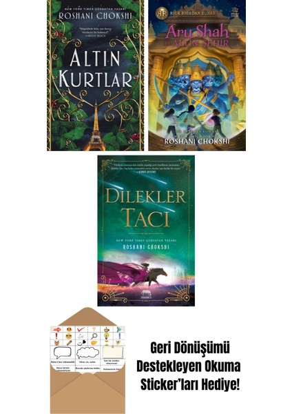 Altın Kurtlar + Aru Shah ve Altın Şehir + Dilekler Tacı