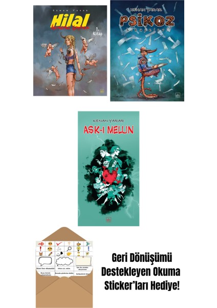 Hilal 1. Kitap – Içimdeki Şeytan (Sınırlı Sayıda Imzalı) + Psikoz Hikayeleri + Aşk-I Melun