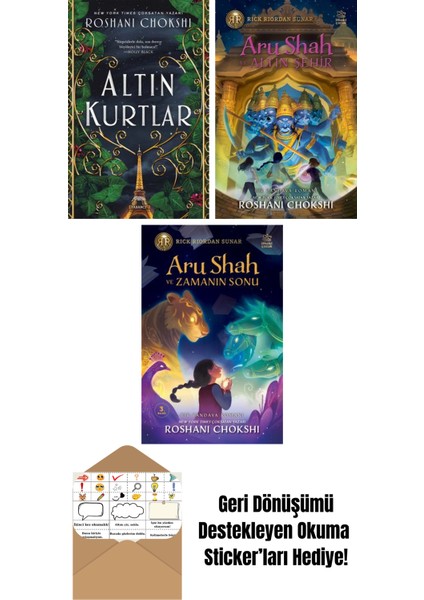 Altın Kurtlar + Aru Shah ve Altın Şehir + Aru Shah ve Zamanın Sonu