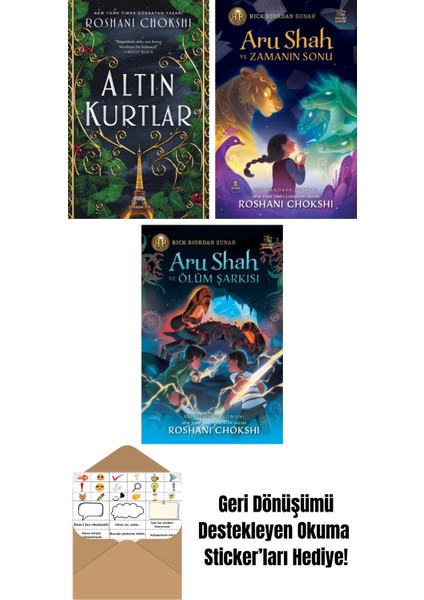 Altın Kurtlar + Aru Shah ve Zamanın Sonu + Aru Shah ve Ölüm Şarkısı