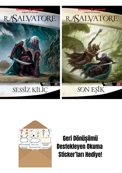 Sessiz Kılıç – Drizzt Efsanesi 11. Kitap + Son Eşik – Drizzt Efsanesi 23. Kitap