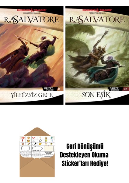 Yıldızsız Gece – Drizzt Efsanesi 8. Kitap + Son Eşik – Drizzt Efsanesi 23. Kitap