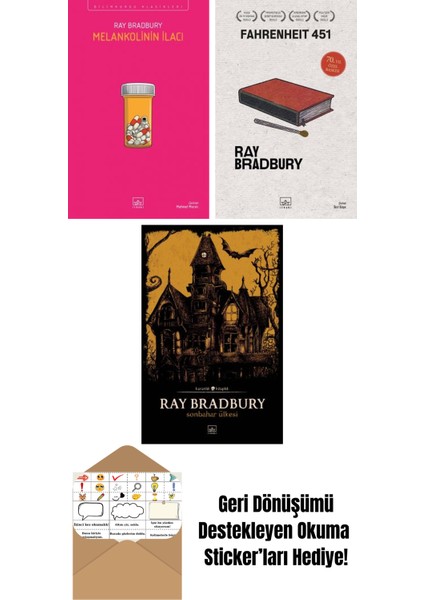 Melankolinin Ilacı + Fahrenheit 451 (70. Yıl Özel Baskısı) + Sonbahar Ülkesi