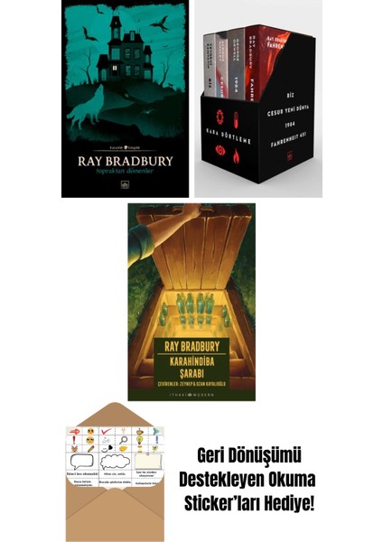 Topraktan Dönenler + Kara Dörtleme Kutu Set (4 Kitap) + Karahindiba Şarabı