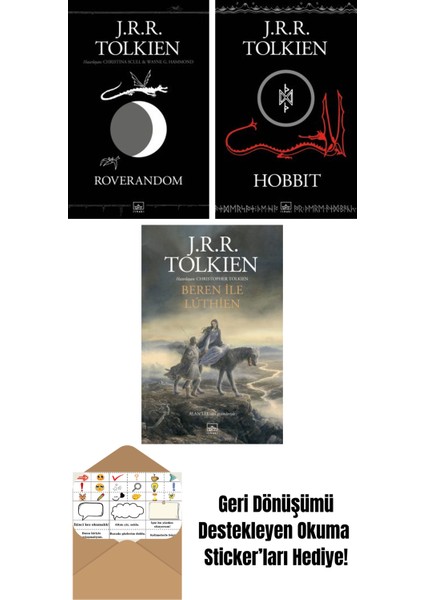 Roverandom (Siyah Kapak) + Hobbit (Siyah Kapak) + Beren ile Luthien