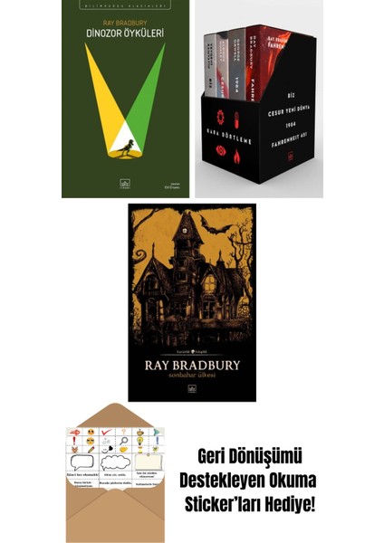 Dinozor Öyküleri + Kara Dörtleme Kutu Set (4 Kitap) + Sonbahar Ülkesi