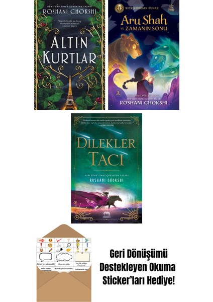 Altın Kurtlar + Aru Shah ve Zamanın Sonu + Dilekler Tacı