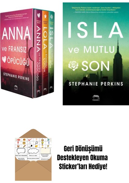 Anna – Lola – Isla Serisi Kutulu Set (3 Kitap) + Isla ve Mutlu Son