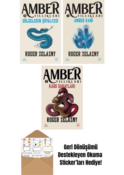 Gölgelerin Şövalyesi – Amber Yıllıkları 9 + Amber Kanı / Amber Yıllıkları 7 + Kaos Sarayları – Amber Yıllıkları 5