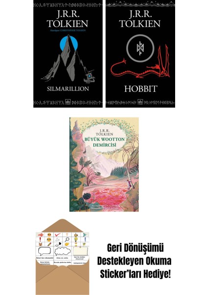 Silmarillion + Hobbit (Siyah Kapak) + Büyük Wootton Demircisi (Özel Ciltli Baskı)