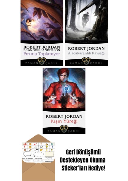 Fırtına Toplanıyor – Zaman Çarkı 12 + Alacakaranlık Kavşağı – Zaman Çarkı 10 + Kışın Yüreği – Zaman Çarkı 9