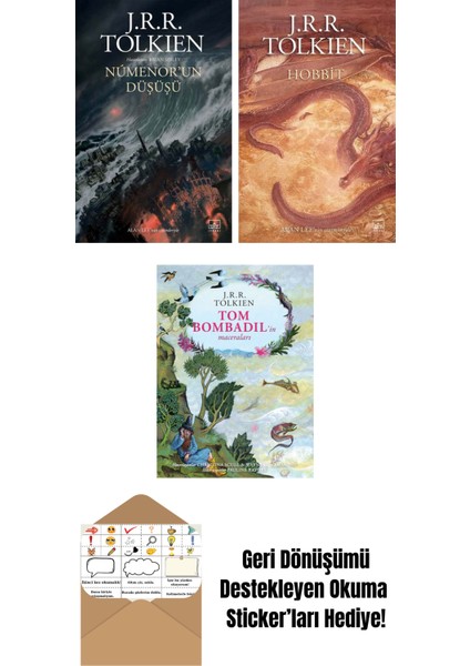 Númenor’un Düşüşü + Hobbit (Resimli – Ciltli) + Tom Bombadil’in Maceraları (Özel Ciltli Baskı)