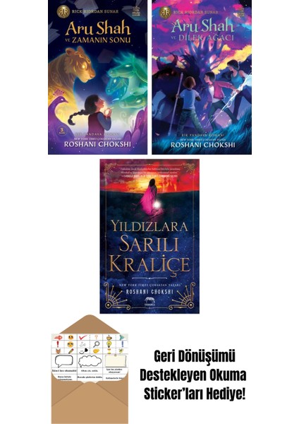 Aru Shah ve Zamanın Sonu + Aru Shah ve Dilek Ağacı + Yıldızlara Sarılı Kraliçe