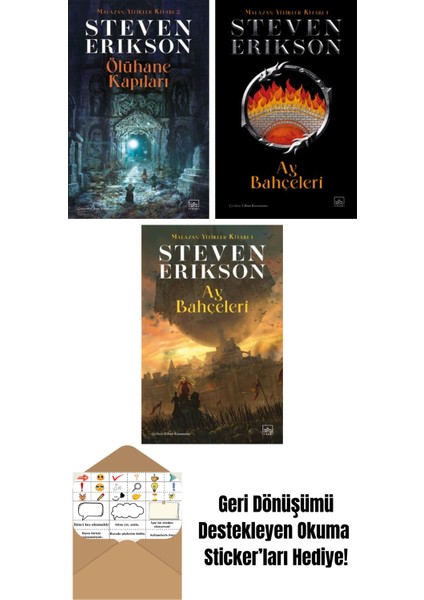 Ölühane Kapıları – Malazan Yitikler Kitabı 2 + Ay Bahçeleri – Malazan Yitikler Kitabı 1 (Ciltli) + Ay Bahçeleri – Malazan Yitikler Kitabı 1