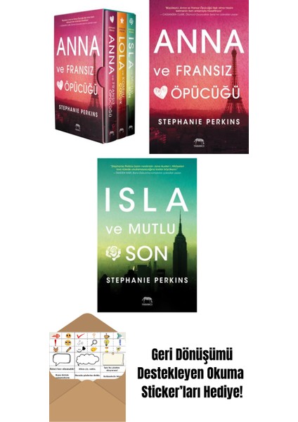 Anna – Lola – Isla Serisi Kutulu Set (3 Kitap) + Anna ve Fransız Öpücüğü + Isla ve Mutlu Son