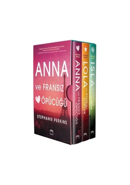 Anna – Lola – Isla Serisi Kutulu Set (3 Kitap) + Yazdan Geriye Kalanlar + Lola ve Komşu Çocuk