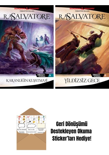 Karanlığın Kuşatması – Drizzt Efsanesi 9. Kitap + Yıldızsız Gece – Drizzt Efsanesi 8. Kitap
