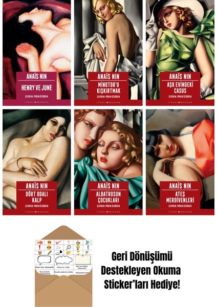 Anais Nin 6 Kitap Seti