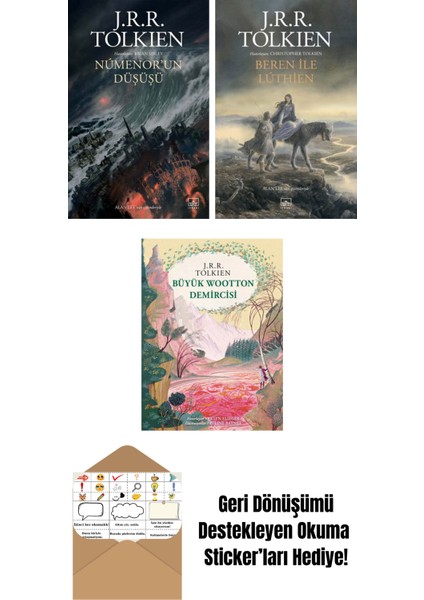 Númenor’un Düşüşü + Beren ile Luthien + Büyük Wootton Demircisi (Özel Ciltli Baskı)