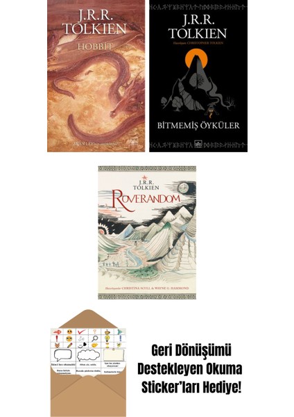 Hobbit (Resimli – Ciltli) + Bitmemiş Öyküler + Roverandom (Özel Ciltli Baskı)