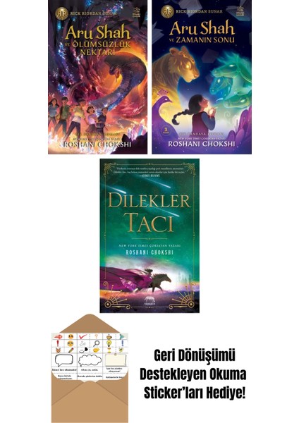 Aru Shah ve Ölümsüzlük Nektarı + Aru Shah ve Zamanın Sonu + Dilekler Tacı