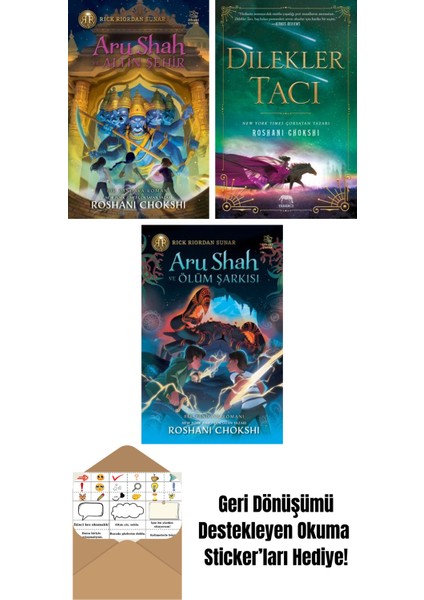 Aru Shah ve Altın Şehir + Dilekler Tacı + Aru Shah ve Ölüm Şarkısı